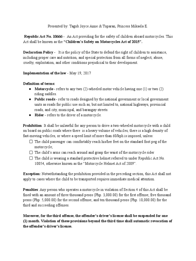 Tuparan_Tagub_ChildrensSafetyonMotorcycleActNarrativeReport PDF