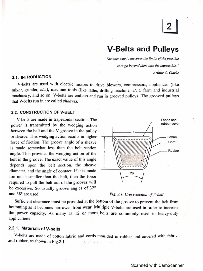 VBelts and Pulleys PDF