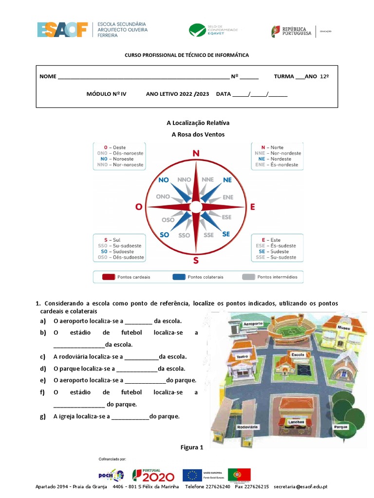 Ficha De Trabalho 1 Planetas E Movimentos Da Terra Pdf Portugal