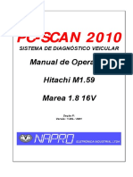 Sistema de diagnóstico veicular Hitachi M1.59
