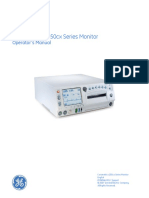 Manual de Usuario Monitor Fetal GE Corometrix 250cx (Inglés)