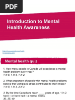 Mental Health Awareness Presenation - Moni Bagonluri