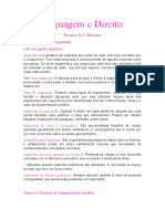 Linguagem e Direito: Técnicas de Argumentação Jurídica