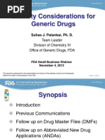 Stability Considerations For Generic Drugs (PDF - 440KB)