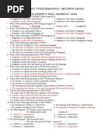 Nganhangmultiple Choice Semanticsxdasẹnt Truc Tuyen 112021