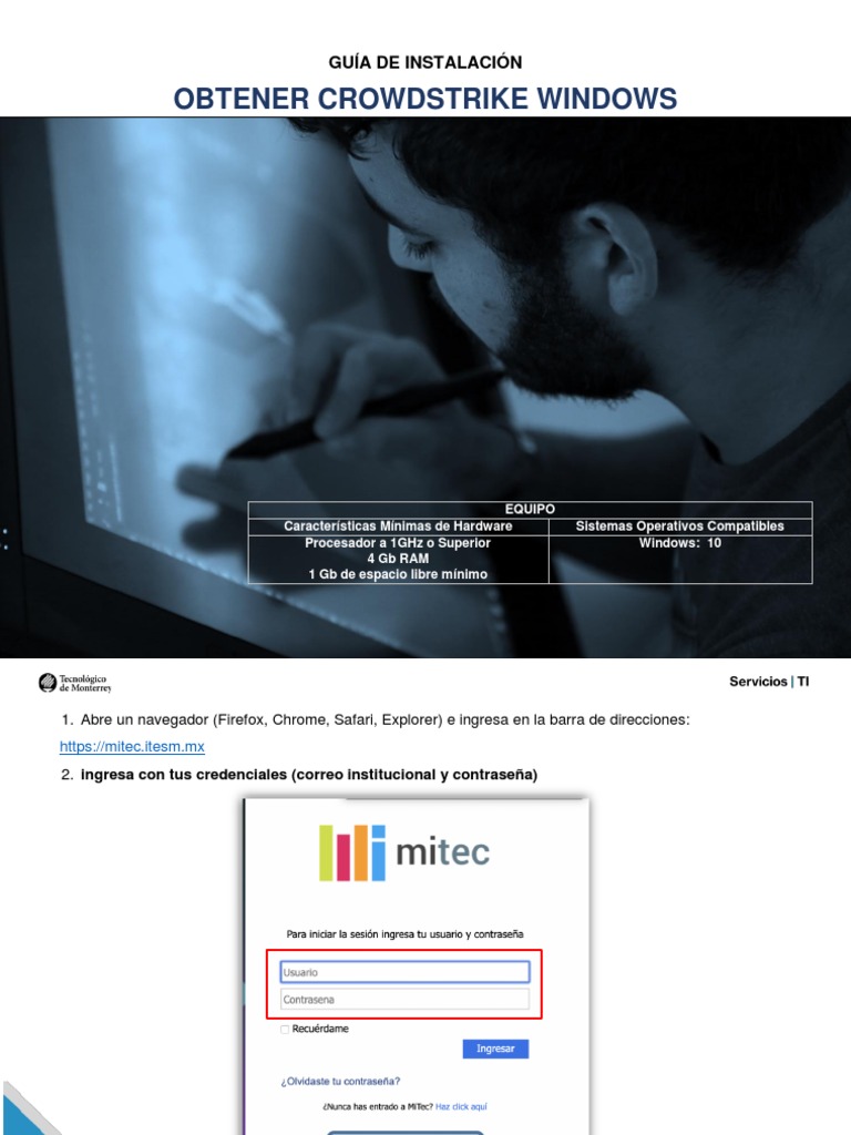 Instalación de CrowdStrike en Windows | PDF