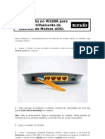 W268R - Configuração para Compartilhamento de Internet de Modem-ADSL