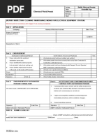 PTW - Electrical Permit