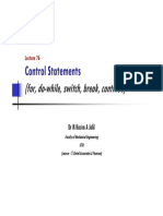 SME1013 ControlStatements2