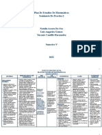 Plan de Estudio de Matemáticas