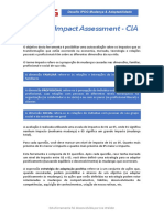 Change Impact Assessment - CIA: Instruções