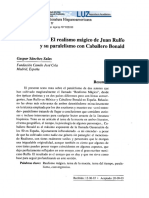 Paralelismo del realismo mágico en Rulfo y Caballero Bonald