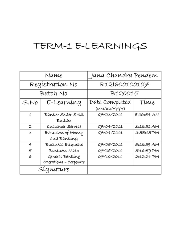 E Learning | PDF