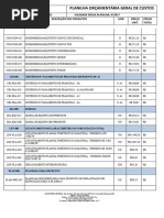 Planilha de Preços para Orçamento