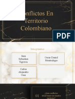 Conflict Osen Territorio Colombia No