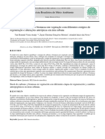 Estoque de Carbono e de Biomassa em Vegetação Com Diferentes Estágios