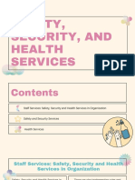 Safety, Security, and Health Services