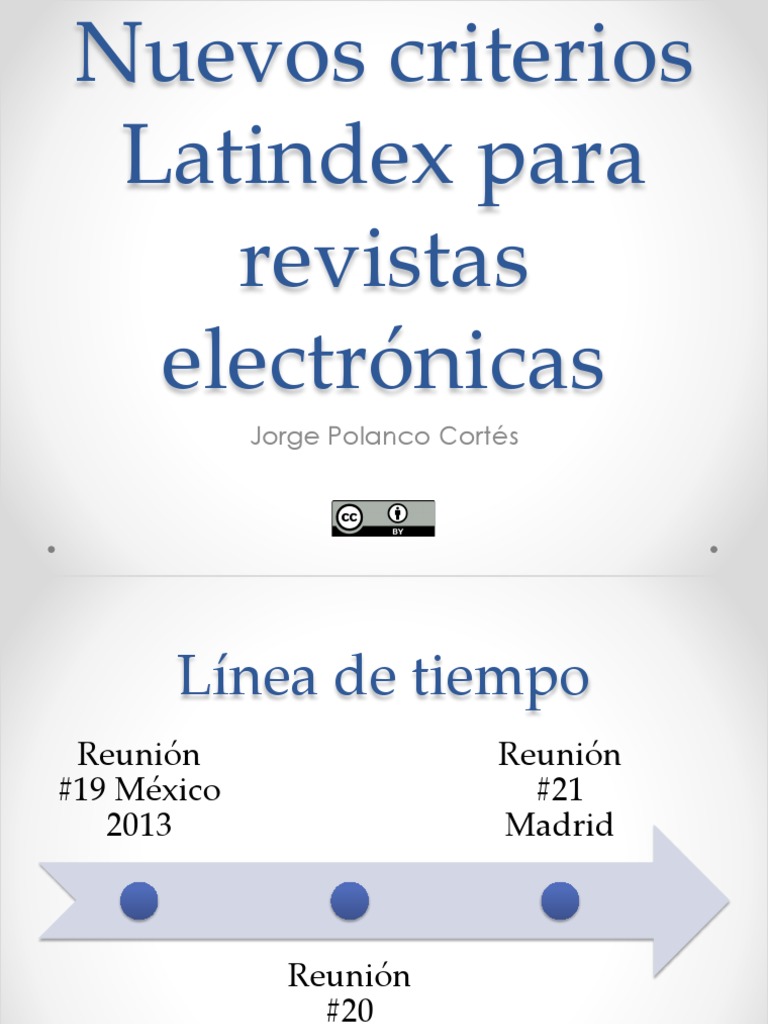 Criterios para Indexar | PDF | Publicación | Citación