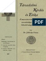 Jehlicska Ferenc Tarsadalmi Kerdes Es Etika Facsimile