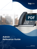 TPG BizPhone Admin Reference Guide