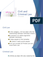 Civil and Criminal Laws