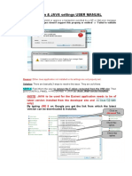 E-Token JAVA Settings USER MANUAL-29032017