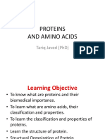 3 Proteins and Amino Acids