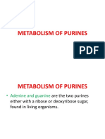 5 Metabolism of purines