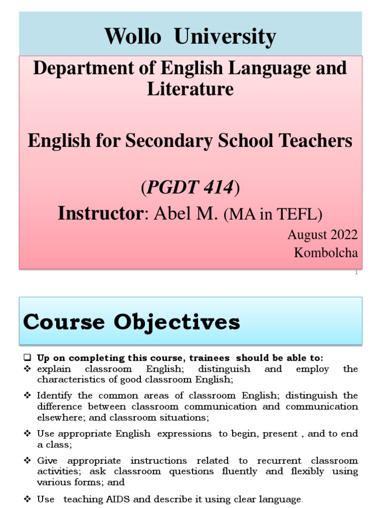 Classroom English Power Point For Eng A Download Free Pdf Teaching