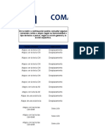 Matriz de Comandos Cortos