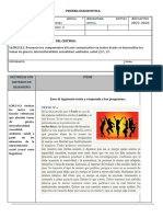 Evaluación Diagnostica Lectura Critica