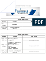 Agenda Evento Acciones y Finanzas 2022