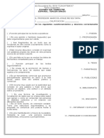 Examen Español Primer Trimestre