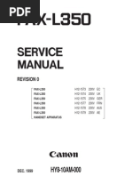 Filehost - Canon Fax L350 Service Manual