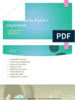 Transformación Digital o Empresarial