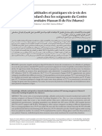 Connaissances, Attitudes Et Pratiques Vis-à-Vis Des Préoccupations Cherz Les Soignants