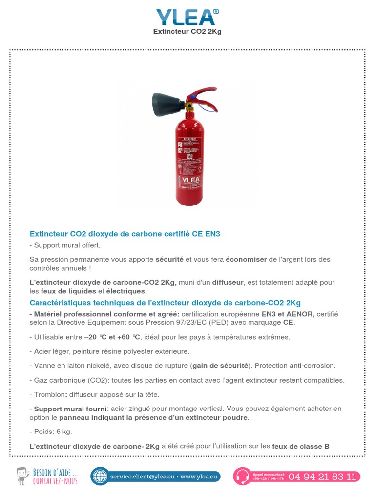 Extincteur CO2 2Kg | PDF