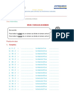 Matemática 4to Grado - Mitad y tercia