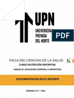 Clase # 11 - Suplementacion en El Deporte PDF