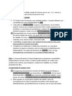 Democracia antiga grega e cidade-estado de Atenas