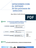 Modulo Contrataciones Del Estado Autoridades Del Proceso