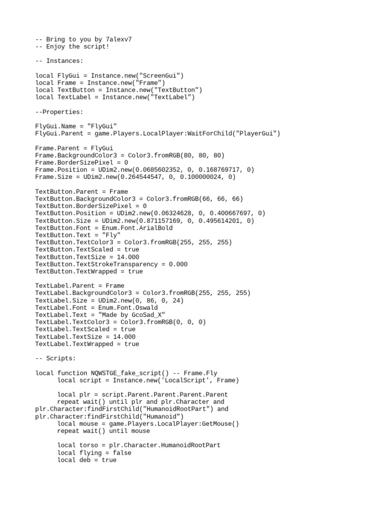 Fly script pdf computing design