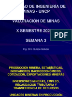 Clase 3 - Producción Minera, Inversiones Mineras