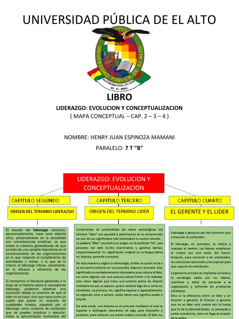 Orígenes y Conceptos del Liderazgo | PDF | Liderazgo | Ciencia cognitiva