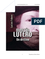 Martin Lutero Un Destino - Lucien Febvre
