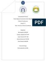 Título VII y VIII de La Constitución de Panamá