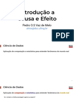 Introdução à Causa e Efeito na Ciência de Dados