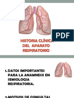 Semiología Médica I - Clase 13 Anamnesis y Motivos de Consulta Respiratorios