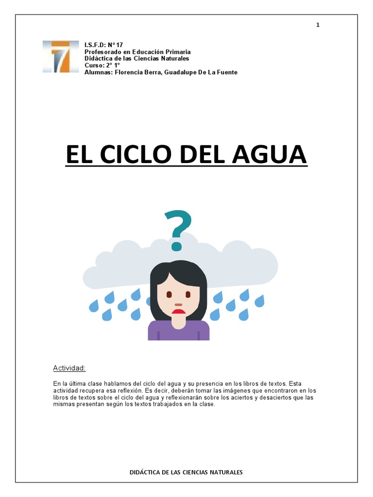 Errores Comunes en el Ciclo del Agua | PDF | Agua | El ciclo del agua