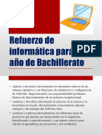 Refuerzo de Informática para 2° Año de